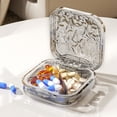 thumbnail image 2 of WRKEKC Clearance 4-Compartment Daily Vitamin Dispenser - Large Capacity Portable Pill Organizer with Leakproof Design, Compact Supplement Storage for Travel & Home Use, 2 of 7