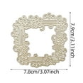 thumbnail image 4 of Square Lace Metal Cutting Dies Scrapbooking Stencil Die Cuts Card Embossing DIY Photo Album Template Mold Decoration, 4 of 5