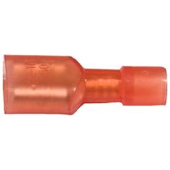 Nylon Fully Insulated Double Crimp Male Disconnects - 22-16 Wire,.03 2 X 250 Tab, Pack Of 100