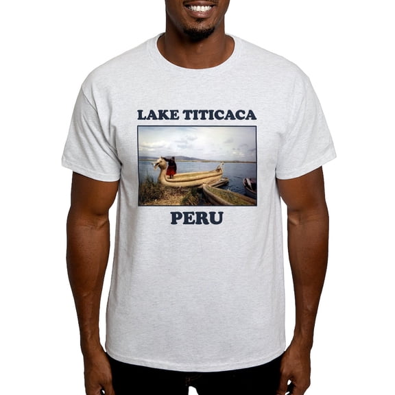 CafePress - Lake Titicaca Light T Shirt - Men's Classic Graphic T-Shirt