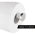thumbnail image 6 of VirgilSon Chrome Toilet Roll Holder Stainless Steel Toilet Paper Holder Tissue Dispenser for Bathroom and Kitchen Contemporary Style Wall Mounted Polished Steel, 6 of 9