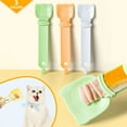 thumbnail image 4 of Papapt 2 Pack Cat Treat Spoon Dispenser, Lickable Cat Strip Squeeze Feeder Multifunctional Pet Wet Food Feeder Scoop for Cat Liquid Snack Tube Feeding Storage Container, Yellow+Green, 4 of 7
