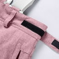 thumbnail image 6 of Xfvqtps Women Snow Pants Ski Bibs Snowboarding Adjustable Straps Solid Color Thermal Warm Waterproof Windproof Winter Overalls Pink, 6 of 7