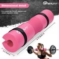thumbnail image 2 of Almohadilla para barra NEALFIT para sentadillas, espuma para barras olímpicas, rosa, 2 of 7