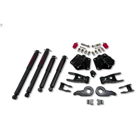 Belltech LOWERING KIT WITH ND2 SHOCKS Fits select: 1997-1998 CHEVROLET TAHOE K1500, 1999 GMC DENALI