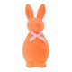 thumbnail image 1 of Mini figura de conejo flocado, estatua de conejito, adorno decorativo de animal, pieza central Naranja, 1 of 9