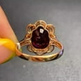 thumbnail image 3 of 3Ct Cushion Cut Simulated Red Garnet Women's Halo Wedding Ring 14k Yellow Gold Plated, 3 of 3