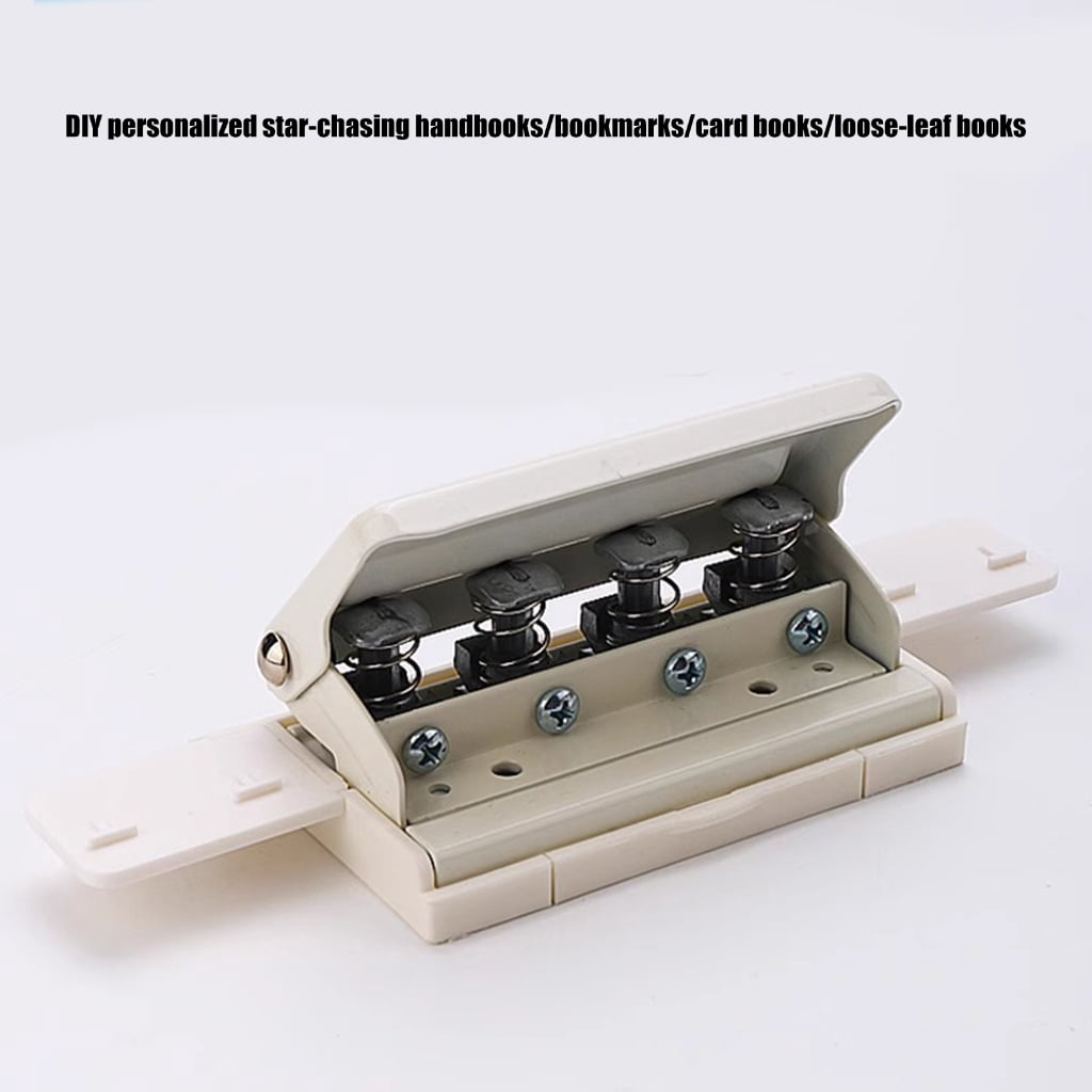 4 Holes Punch Paper Punch Manual Punching Machine Desktop Hole Puncher