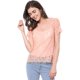 thumbnail image 2 of Top De Encaje Floral Semitransparente Con Ribete Festoneado Para Mujer Rosa Allegra K, 2 of 6