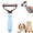 Blue, variant on 2026 Upgraded Pet Grooming Brush, Pet Undercoat Rake & Dematting Comb, Gently Removes Tangles & Loose Fur, Ideal for Long-Haired Dogs & Cats, Essential for Loving Pet Owners