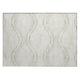 thumbnail image 2 of Addison Rugs Chantille Indoor/Outdoor Transitional Waves Ivory Washable Rectangle Rug, 1'8" x 2'6", 2 of 6