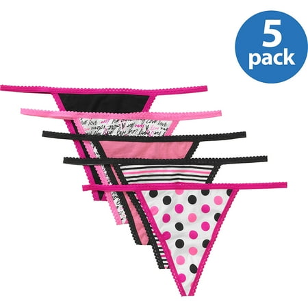 juniors cotton thongs boundaries pack