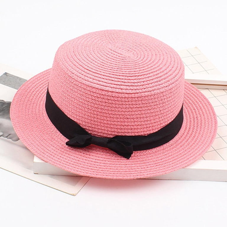 Elegant Party Bowknot Fedora Hat Breathable Classic Wide Hat  display picture 3