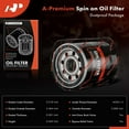 thumbnail image 2 of A-Premium 10K Miles Protection Spin On Oil Filter Compatible with Honda CR-V, Civic, Accord & Nissan Altima & Hyundai & Subaru & Chrysler & Acura & Mitsubishi & Infiniti, Replace# 68237532AA, PH7317, 2 of 9