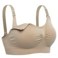 thumbnail image 1 of 3PACK Full Bust Seamless Nursing Maternity Bras Bralette S-4XL, 1 of 5