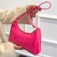 thumbnail image 4 of Bolso De Hombro Bolso de hombro para mujer de moda para axilas rostro brillante informal para el trabajo (rojo rosa), 4 of 8