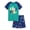 Never Stop for Boys, variant on Topgal Kids & Big Boys Pajamas Comfy Navy 2 Piece Short Sleeves Top & Shorts Skate Board Trendy Sleepwear Set Size 10