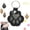 Black*1PCS, variant on Dog Fur Storage Keychain, Cute Leather Paw Keychain Pet Hair Keepsake Keyring, Cat Paw Shaped Keychain, Pet Memorial Gifts for Bag Purse Paw Charm Key Holder