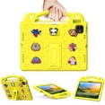 thumbnail image 6 of Aminegg Stand Handle Kids Case for iPad Air 11 Inch M2 2024 Full Body, Shockproof Protective Cover, Yellow, 6 of 12