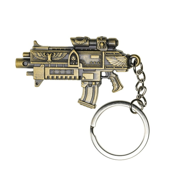 Starforged Compatible with Warhammer40K Master-Crafted Bolster Keychain Keyring 1PC