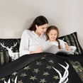 thumbnail image 5 of Castle Fairy Jungle Deer Twin Comforter Sets,Abstract Camouflage Bedding Set, 5 of 8