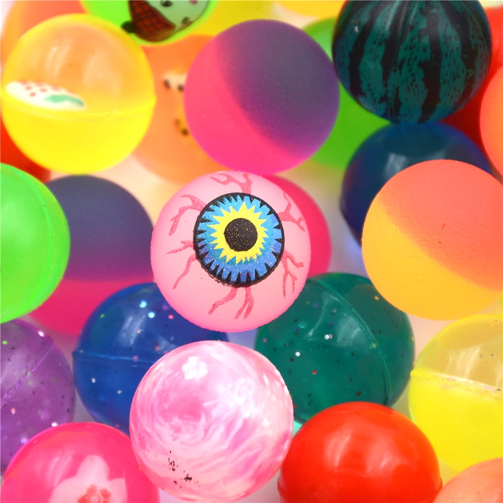10pcs 25mm Bouncy Ball Qualitätskindelastischer Gummiball Kind von Flipper CP 