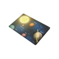 thumbnail image 2 of CADecor Soalr System Planets Orbiting the Sun Door Mat Home Decor, Universer Space Indoor Outdoor Entrance Doormat 23.6x15.7 Inches, 2 of 2