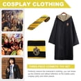 thumbnail image 1 of Traje de estilo académico con capucha, disfraz de juego de rol, ropa de fiesta holgada para niños, 1 of 7