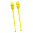 thumbnail image 3 of 2 Piezas Clubes de Gimnasia Rítmica Bastones Insertables para Danza Palos de Práctica Accesorios para Coreografías Material Pp de Alta Resistencia Fác amarillo, 3 of 8