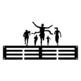 thumbnail image 1 of Soporte para colgar medallas en la pared, accesorio resistente de 30x9,5 cm para corredor de carreras deportivo con organizador de medallas de 3 filas Estilo B, 1 of 7
