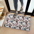 thumbnail image 2 of Multicolor Christmas Snowman Pattern Door Rugs,Washable Non Slip Door Mats Indoor,Decorative Door Mats,Entry Mat Indoor for Entrance,Bedroom,Kitchen,Bathroom,16"x24", 2 of 6
