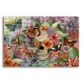 thumbnail image 1 of Epic Art 'Butterfly Botaniskull' by Fusion Idol Arts, Acrylic Glass Wall Art, 36"x24", 1 of 8