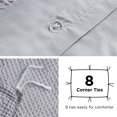 thumbnail image 4 of U by Bedsure Cotton Duvet Cover Queen - 100% Cotton Waffle Weave Grey Duvet Cover, Soft and Breathable Duvet Cover Set for All Season (Queen, 90"x90"), 4 of 6