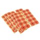 thumbnail image 2 of 250 pegatinas autoadhesivas de papel para tiro con arco, color naranja fluorescente, 2 of 3