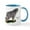 White/Blue Inside, variant on CafePress - Pallas's Cat Mug - 11 oz Ceramic Mug - Novelty Coffee Tea Cup