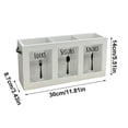thumbnail image 3 of YWIYIUD 1PC Kitchen Utensils Holder for Counter, Wooden Utensil Organizer for Storage Cooking and Silverware, Utensil Containers for Kitchen Counter Spoons Forks Tools Storage 12x5.5x3.4Inch, 3 of 6