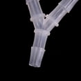 thumbnail image 4 of JoyTube Plástico Barb Equal Y Tee 3/8" manguera ID Conectores de tubería de polipropileno Junta de plástico Empalmador Adaptador Unión Barco Agua Aire Acuario O2 Combustible (paquete de 10), 4 of 5