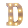 thumbnail image 1 of Toystoory Lámpara LED con letras del alfabeto inglés, luz nocturna única para cumpleaños, bodas, fiestas de Navidad, decoración del hogar Iluminación y accesorios No.7 Toystoory HA025570-07, 1 of 5