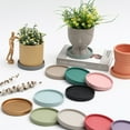 thumbnail image 2 of CeramicroundflowerpotwatertraydecorationMorandipigmentburningbasethickenedcushionwaterstoragetray, 2 of 5