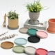 thumbnail image 2 of Ceramic round flower pot water tray decoration Morandi pigment burning base thickened cushion water storage tray, 2 of 5