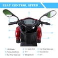 thumbnail image 6 of Xlluproid All Terrain 4 Wheel Mobility Scooter - Heavy Duty 800W Motor,500 lbs Weight Capacity,for Adults & Seniors Outdoor Travel - Includes Remote Control Key,Red, 6 of 10