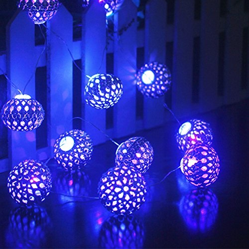 LED Halloween Lights Purple,Ryham LED String Light Indoor ...