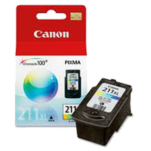 ~Brand New Original CANON CL-211XL HIGH YIELD INK / INKJET Cartridge Tri-Color for Canon Pixma MX-340