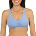thumbnail image 2 of Fruit of the Loom Women's Shirred Front Racerback Sports Bra, Style-90011, 3-Pack, 2 of 5