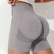 thumbnail image 2 of Pantalones cortos de yoga de cintura alta para mujer, entrepierna de 11,4 cm, pantalones cortos de ciclismo sin costuras con tejido elástico en cuatro direcciones, tallas S-XL, 2 of 5