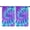 Purple Blue Tie, variant on Blackout Kids Curtains,Colorful Rainbow Tie Dye Spiral Pattern Childrens Insulated Curtains Set Of 2,Bedroom Essentials,Toddler Room Decor 42"x54"