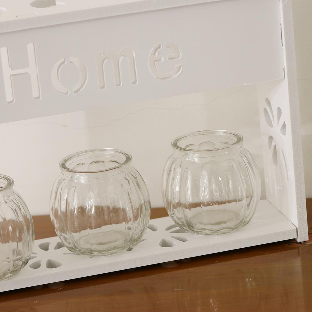 WLPZXP Plastic Shelf Plant Planter Pot Flower Vase Wall Hanging Window Box Basket Shelf 3 Vase