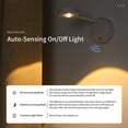 thumbnail image 2 of EIGTHTAIL Wireless Picture Light Battery Operated  Painting Light with Motion Sensor and Stepless Dimming  Art Display Light for Picture Frame  White, 2 of 7