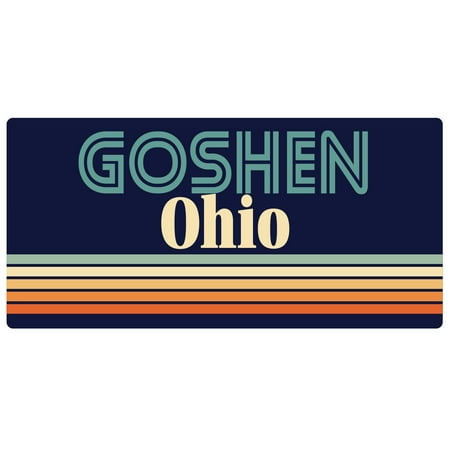 

Goshen Ohio 5 x 2.5-Inch Fridge Magnet Retro Design