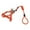 Orange, variant on dgysar Reflective Dog Harness and Leash Set No-Escape Round Rope Chest Strap for Small Medium Dogs Outdoor Training Green 1PC